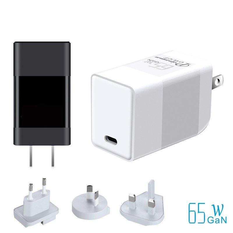 WEP-65-C 65W GaN Charger With EU,UK,US,AUS Plug