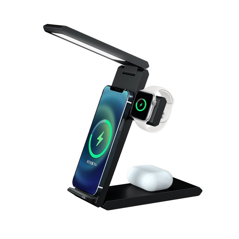YZ-3 4 in 1 Foldable Wireless Charger With LED Lights