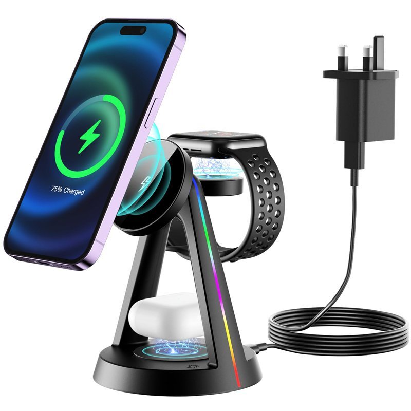 Y308 Wireless Charger With RGB Ambient Lighting